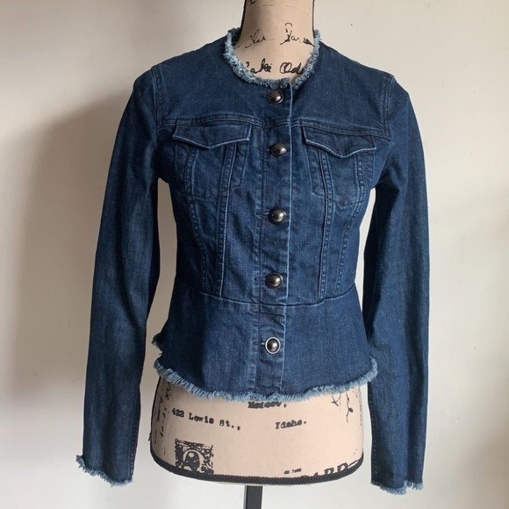Banana Republic Crop Denim Jacket